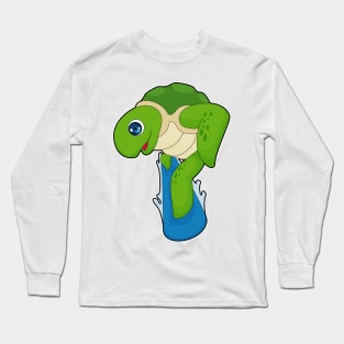 Turtle Snowboard Winter sports Long Sleeve T-Shirt